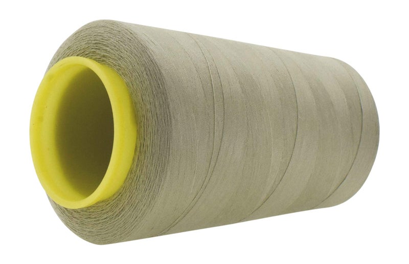 Mandala Crafts 4 Pack of Serger Threads Cones Spools - 40S/2 24000 Yards Polyester Beige Threads for Sergers Machine and Overlock Quilting Sewing Machine - Image 3